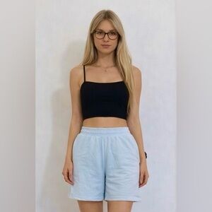 Zara Blue Athletic Shorts for Casual Wear